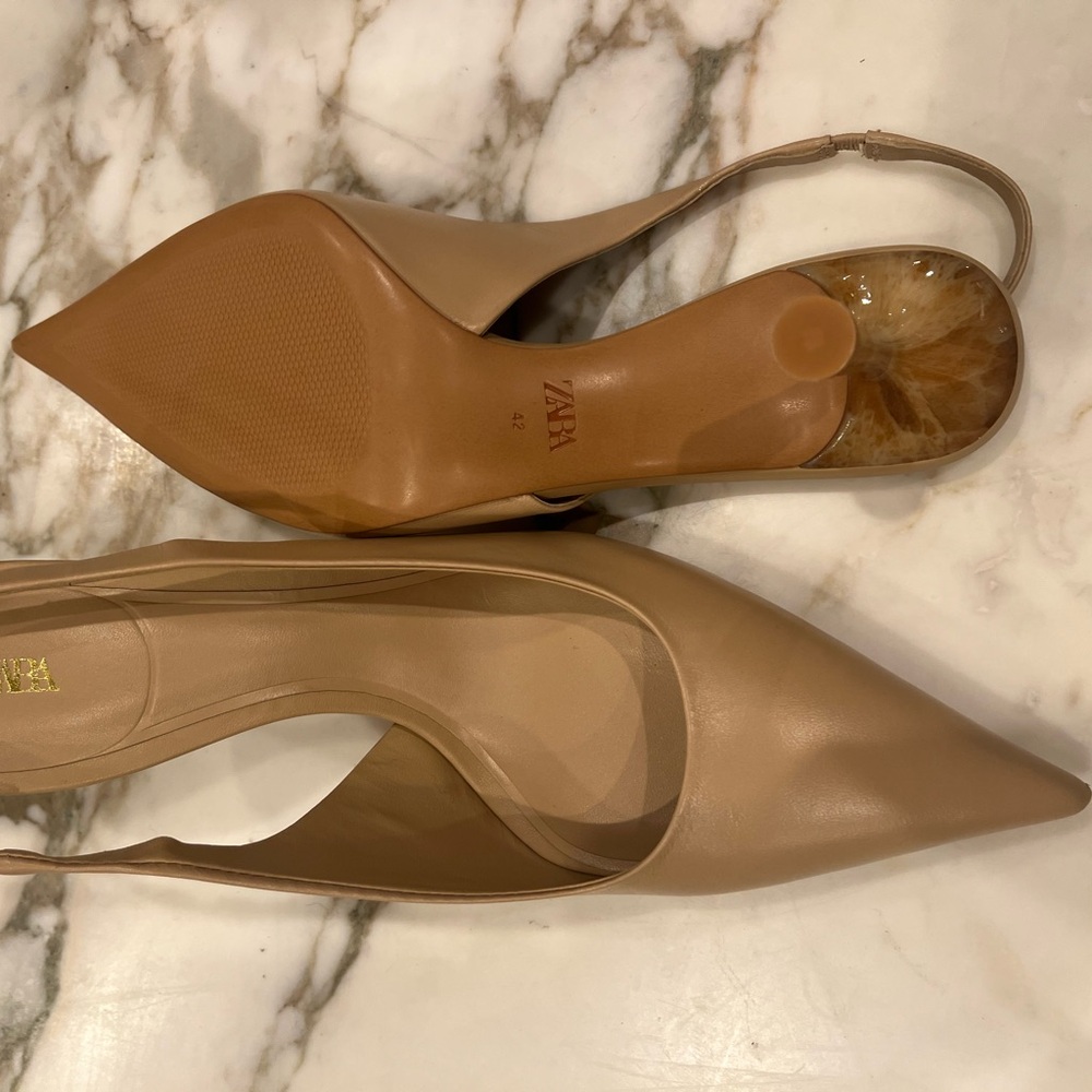 Zara Nude Kitten Heels
42/10 size - Picture 2 of 4